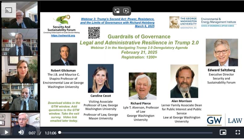 screenshot of presenters