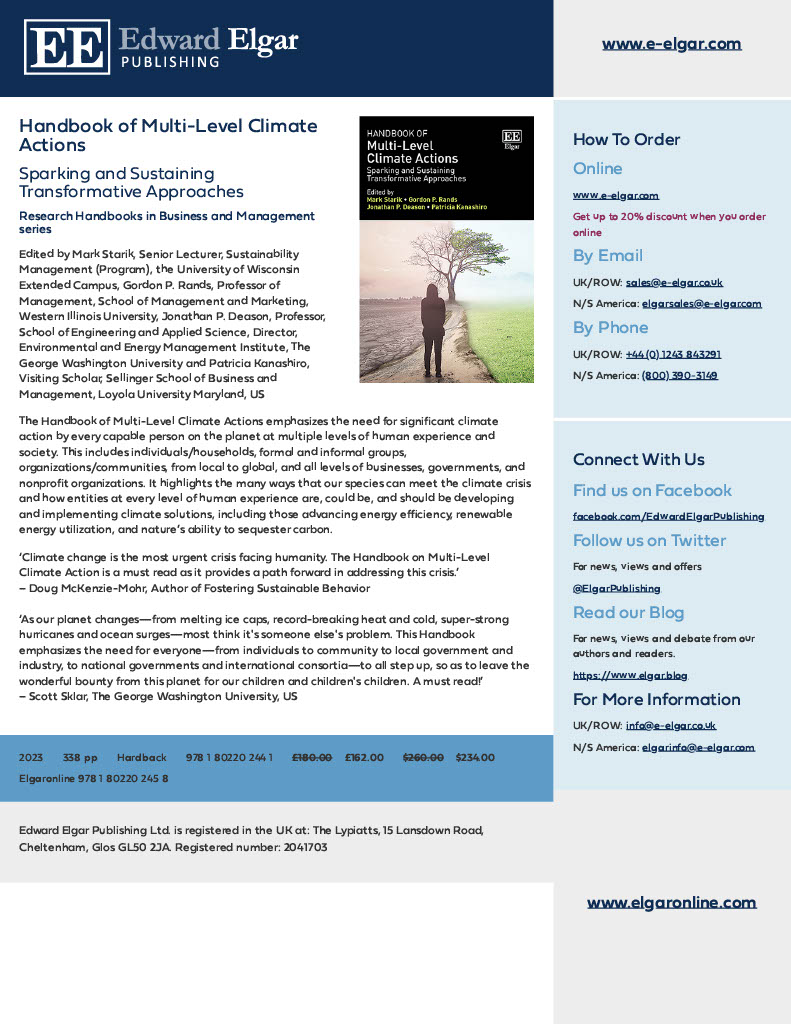 Climate Change Book flyer