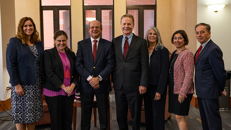 EC officials Daniel Calleja Crespo, Dr. Klára Talabér-Ritz, Vassilis Coutifaris, Mercedes García Pérez, and Prof. Deason