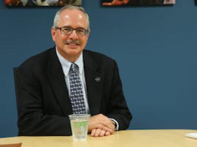 GW President Thomas LeBlanc