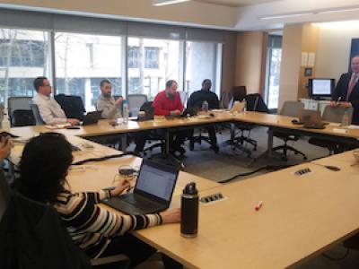 Students Taking a face-to-face Pilot Version of EV Professional Development Course