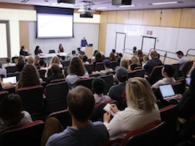 The Lehman Auditorium was filled to capacity
