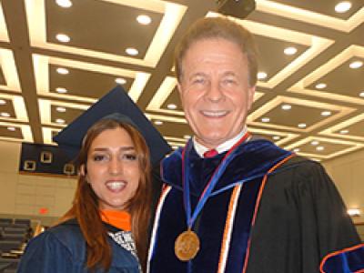 Prof. Deason with EEM Graduate Nassim Khalili
