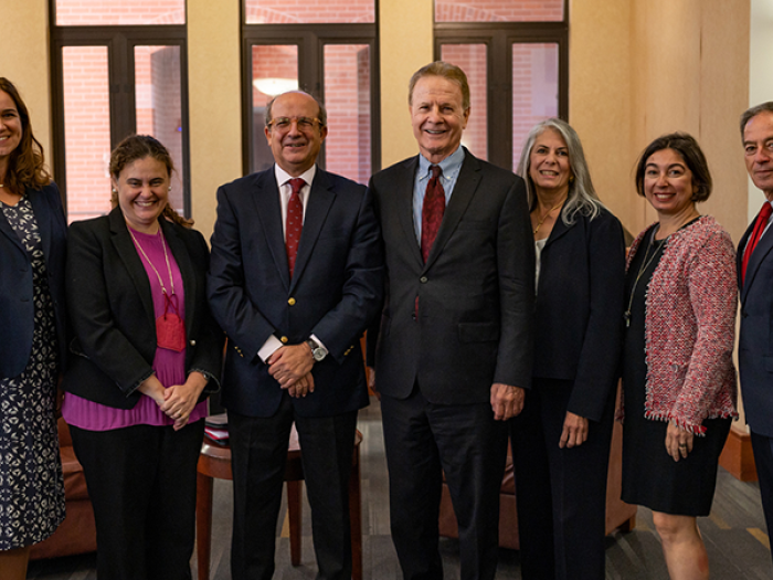 EC officials Daniel Calleja Crespo, Dr. Klára Talabér-Ritz, Vassilis Coutifaris, Mercedes García Pérez, and Prof. Deason